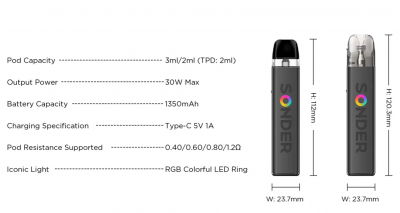 Geek Vape Sonder Q2 1350mAh KIT (Fizzy Mint)